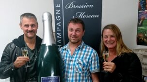 Laurent Bression, vinmakare och ägare hos Champagne Bression-Moreau i byn Etoges